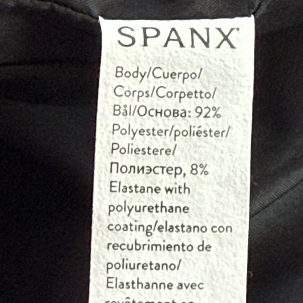 Spanx Women's Black Faux Leather Moto Jacket Size Large NWT – Sleek Edgy Style - Picture 8 of 11